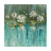 Trademark Fine Art Danhui Nai 'Water Lily Pond Painting' Canvas Art, 24x24 WAP10795-C2424GG